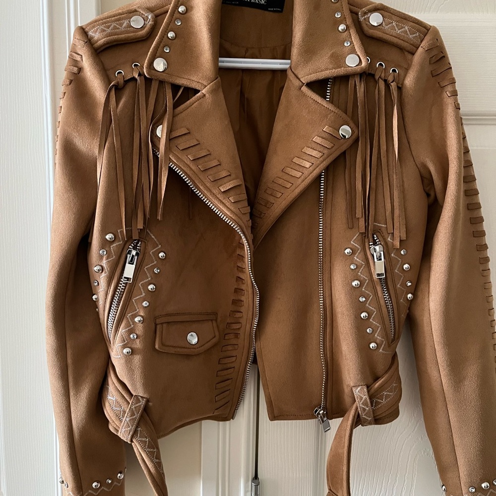 Zara Fringe Jacket, size S